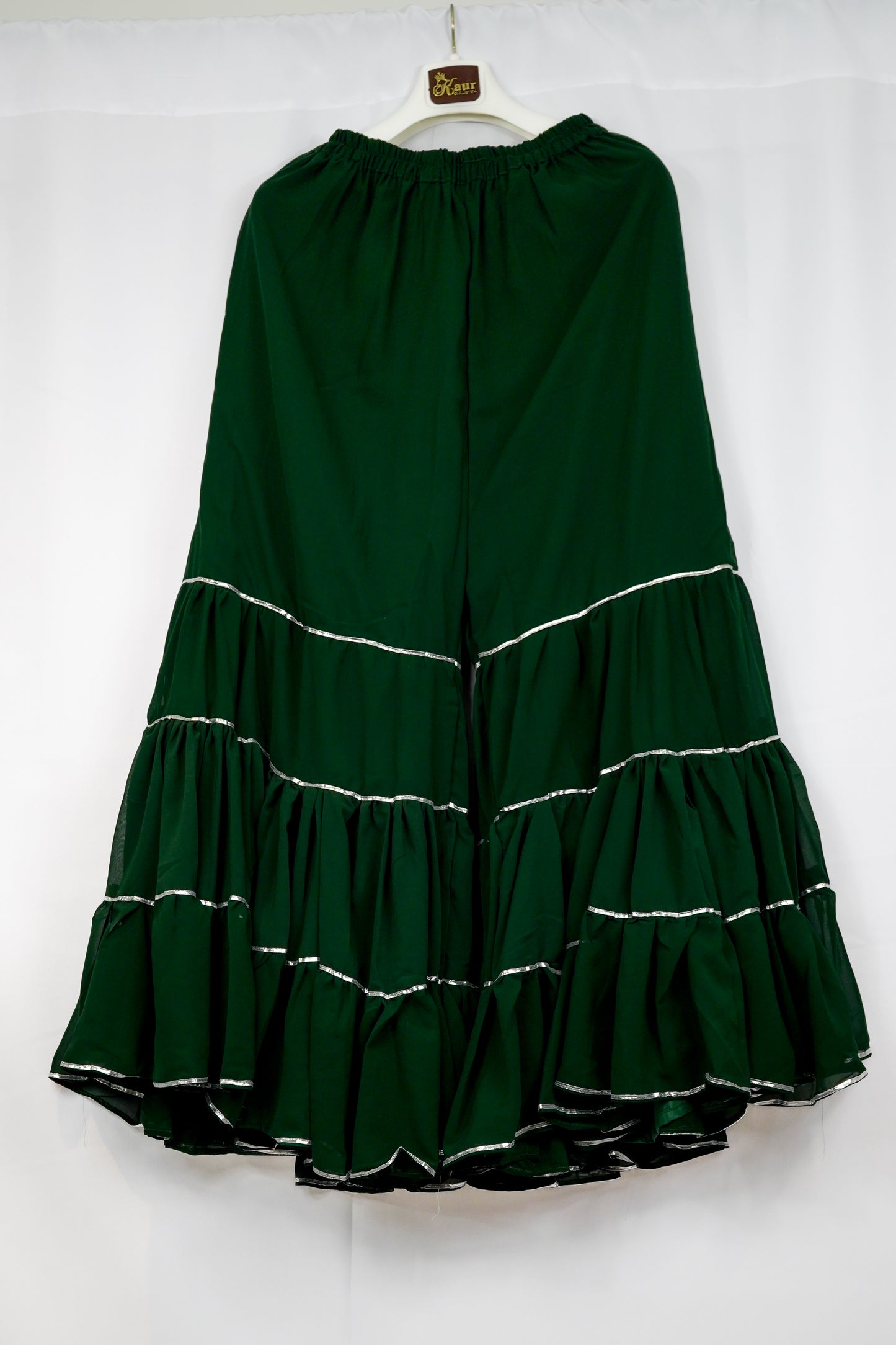 OLIVE GREEN SHARARA SUIT