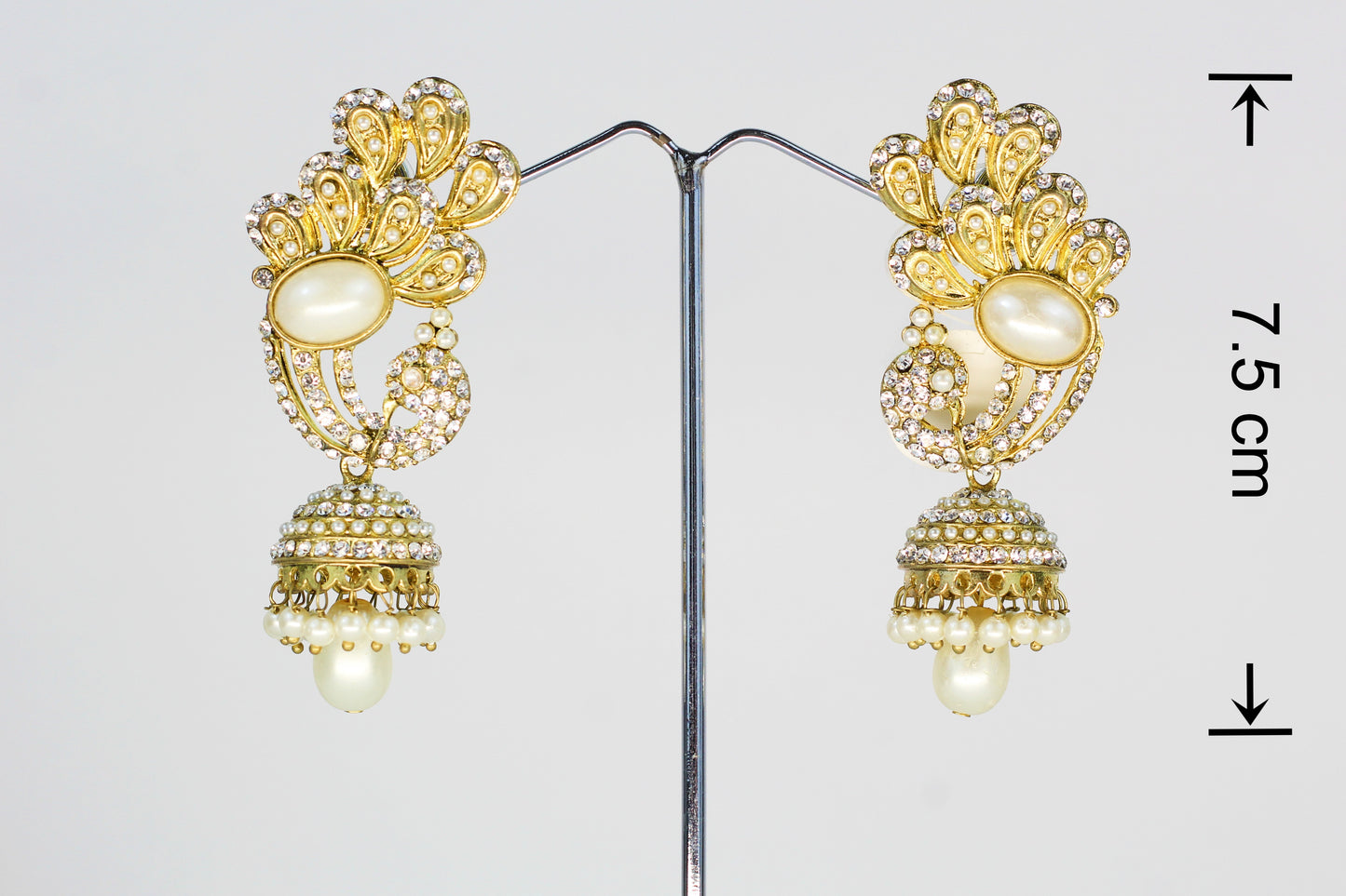 PEACOCK EARRING WITH JHUMKA