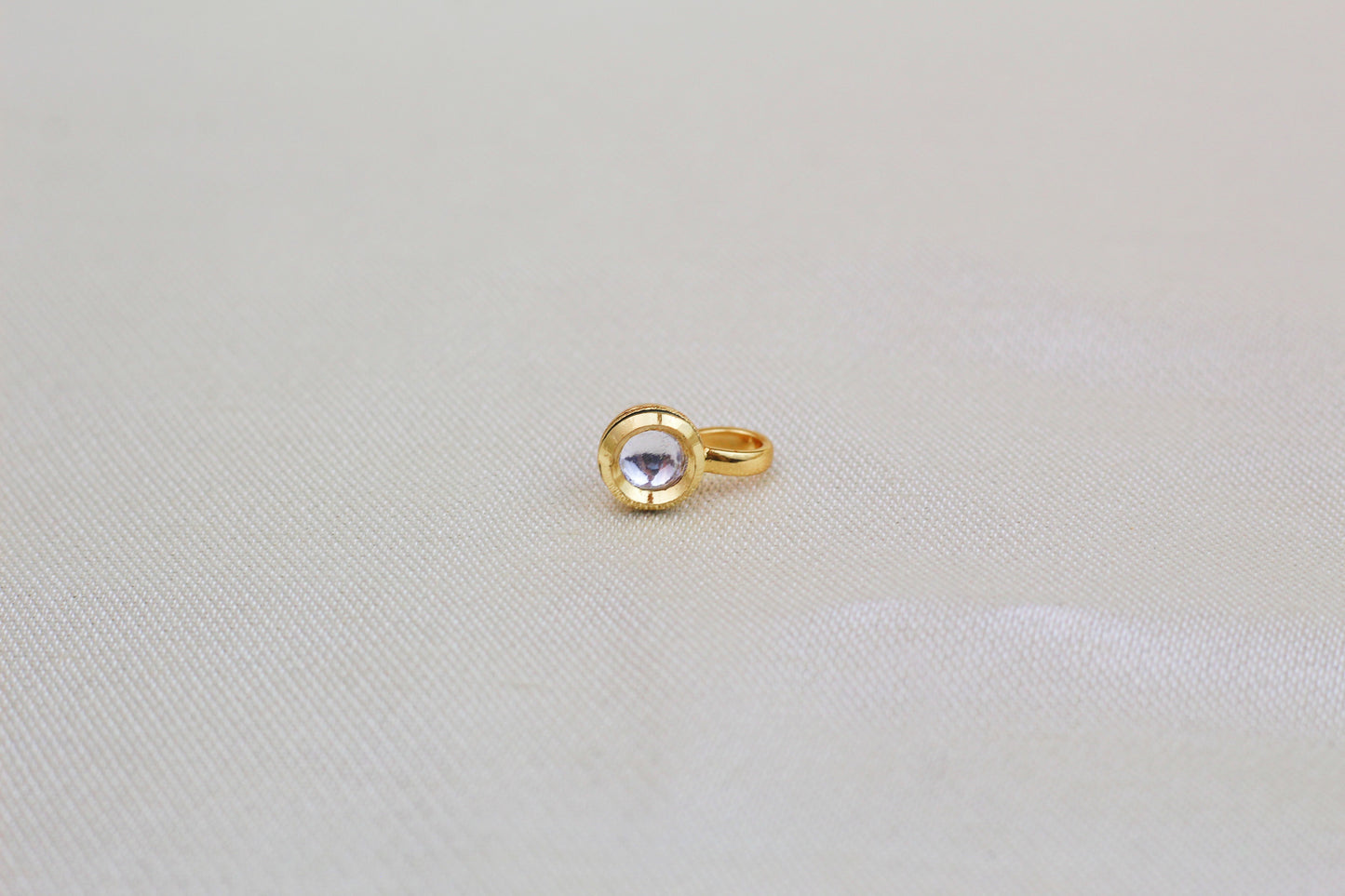 KUNDAN CLIP ON NOSE RING