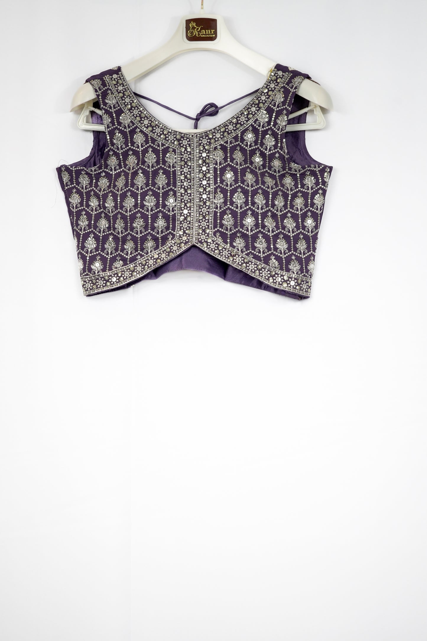 GREY PURPLE PALAZZO SET