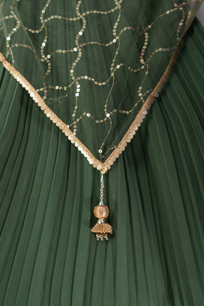 SEA GREEN LEHENGA SET