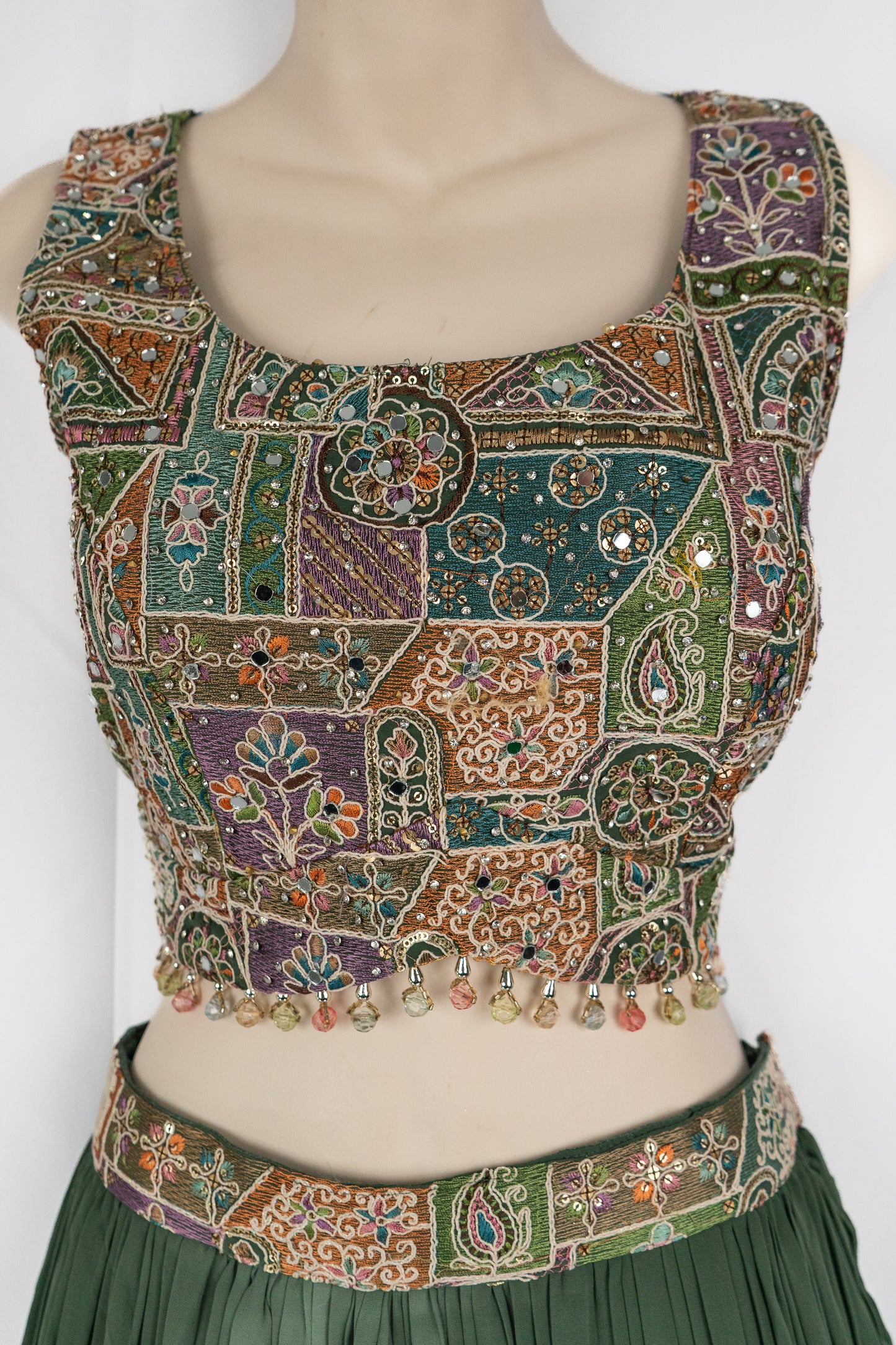 SEA GREEN LEHENGA SET