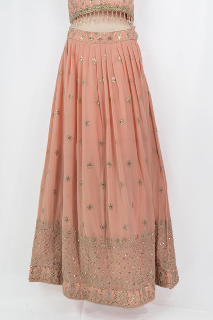 PEACH LEHENGA SET