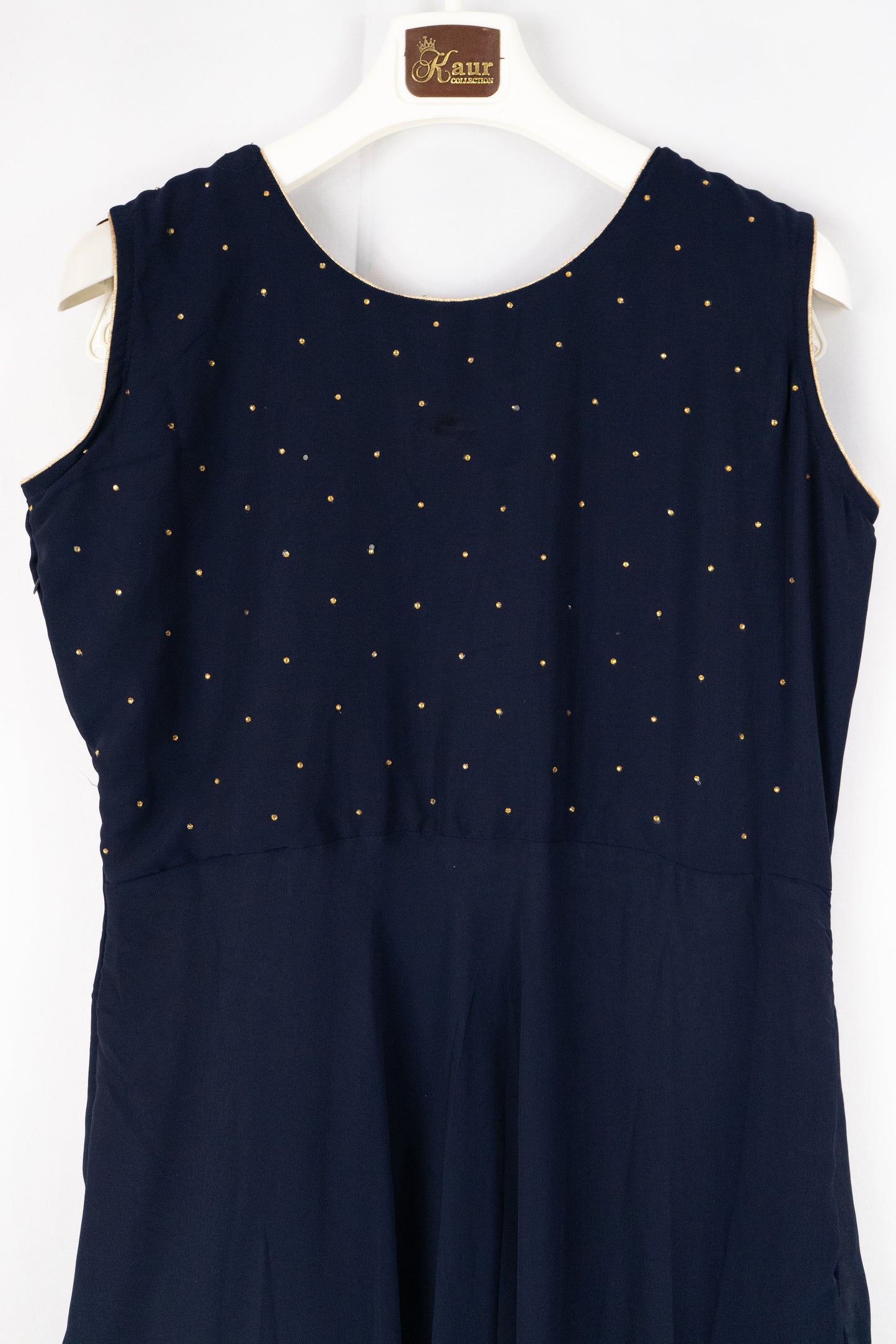 NAVY BLUE GEORGETTE GOWN