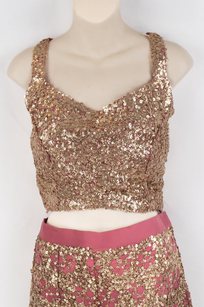 PEACH BLOSSOM PALAZZO SET