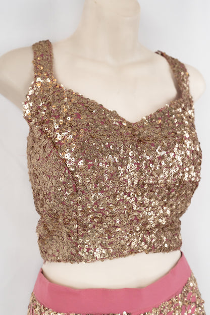 PEACH BLOSSOM PALAZZO SET