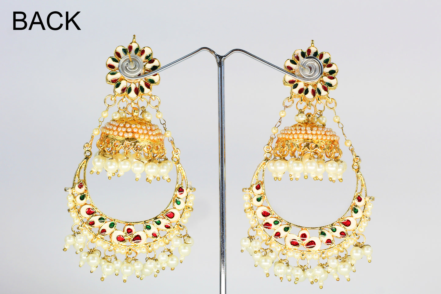 KUNDAN CHAND BALI WITH JHUMKA