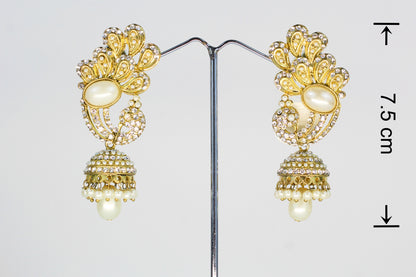 PEACOCK EARRING WITH JHUMKA