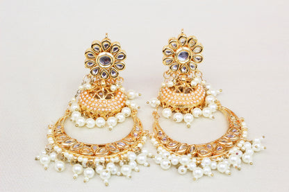KUNDAN CHAND BALI WITH JHUMKA