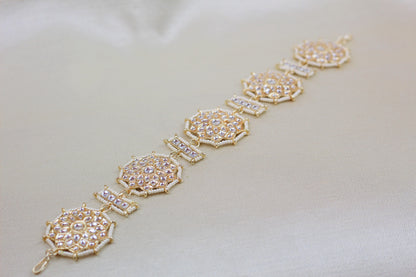 KUNDAN AND PEARL HEAD BAND