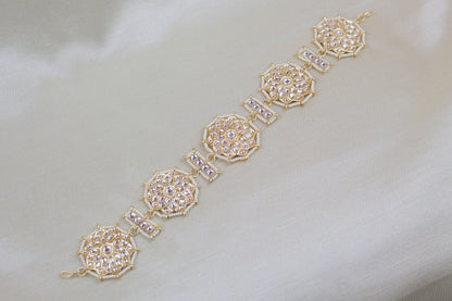 KUNDAN AND PEARL HEAD BAND