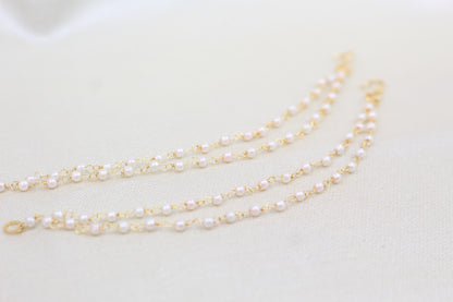 DOUBLE PEARL CHAIN SAHARE