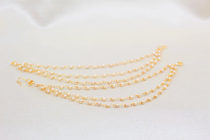 TRIPLE PEARL CHAIN SAHARE