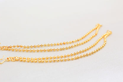GOLD FINISH DOUBLE CHAIN SAHARE