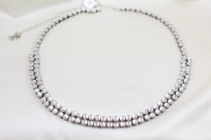 SILVER KUNDAN WAIST BELT