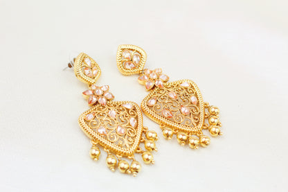 JALIDAR POLKI EARRING