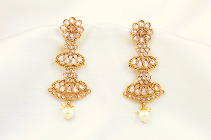 POLKI LONG EARRING